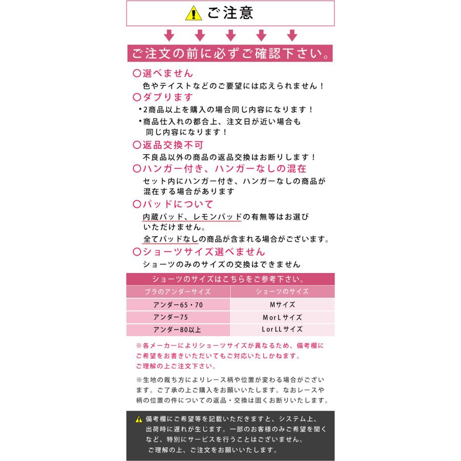 選べるブラセット ブラジャー ショーツセット 下着 福袋 レディース セット 5点セット 上下セット 下着セット ブラショーツ セット 福袋 A〜Fカップ | 三恵 | 12