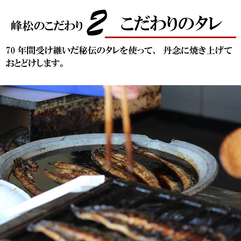 【佐賀県】鹿島【本家】峰松うなぎ屋「うなぎの蒲焼180〜200g （2匹入り）」｜sanchidirect｜04