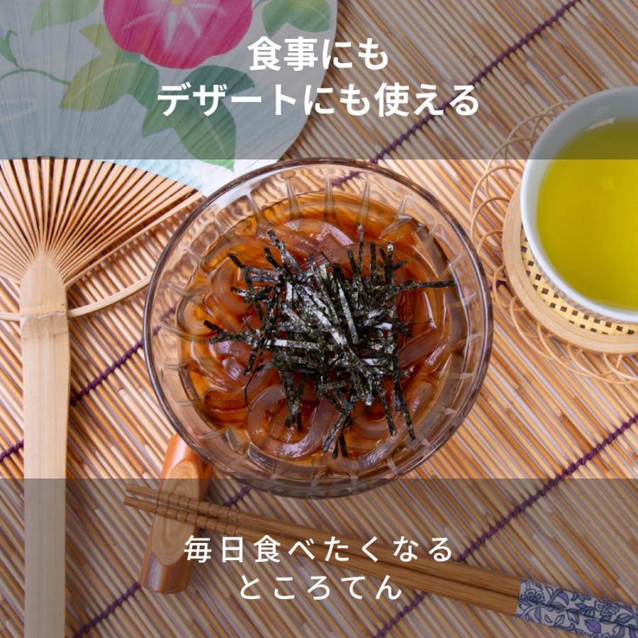 ところてん 40食 無添加 国産 伊豆産 天草100％ 常温保存 大容量 低