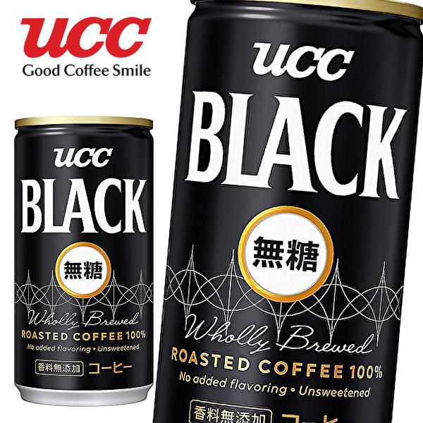 UCC 上島珈琲 ブラック 無糖 185g缶×30本入 UCC BLACK : 産直ヤフー店