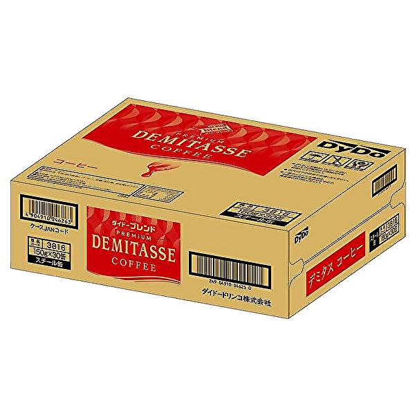 ダイドーブレンド ダイドー プレミアム デミタスコーヒー 150g缶×30本