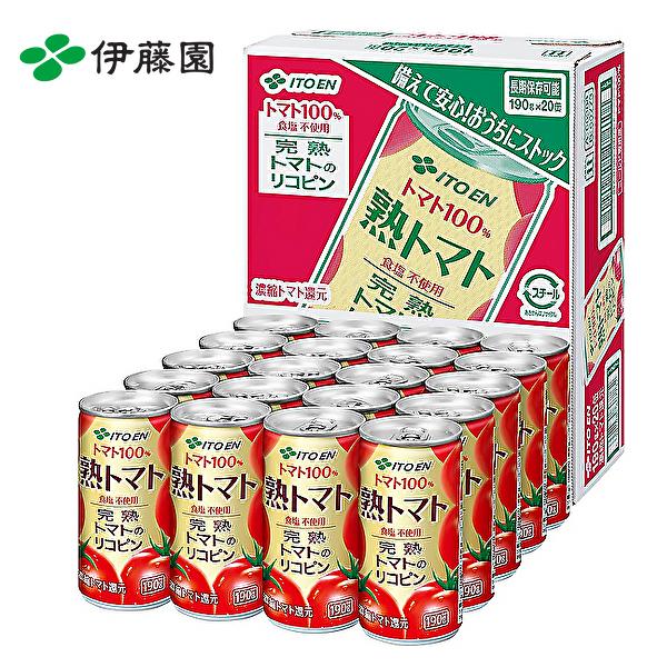 その他 加工食品 ito 伊藤園（ITO EN） 熟トマト 190g缶×20本入 : 産直ヤフー店 - 通販