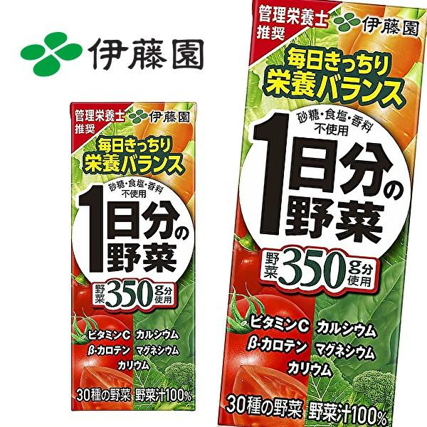 1日分の野菜 【送料無料(※東北・北海道・沖縄除く)】【2ケース】伊藤園