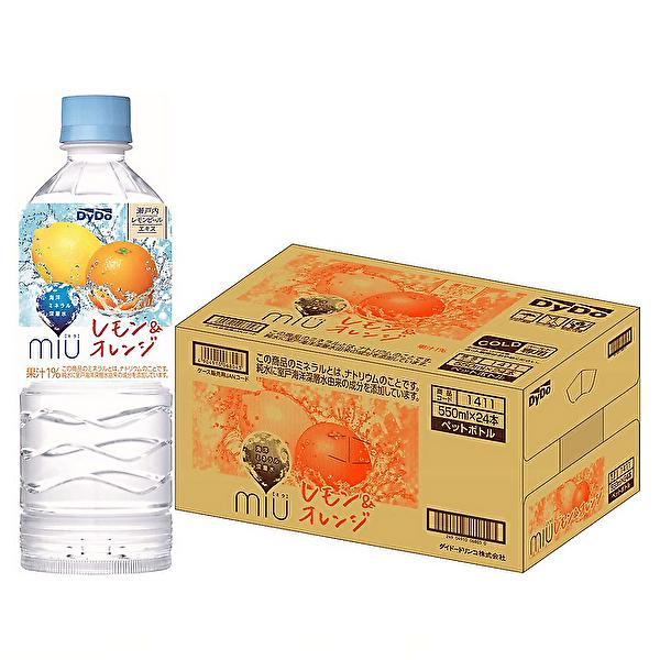 ミウレモン様購入用 Amazon.co.jp: ダイドー ミウ レモン&オレンジ 550ml×24本