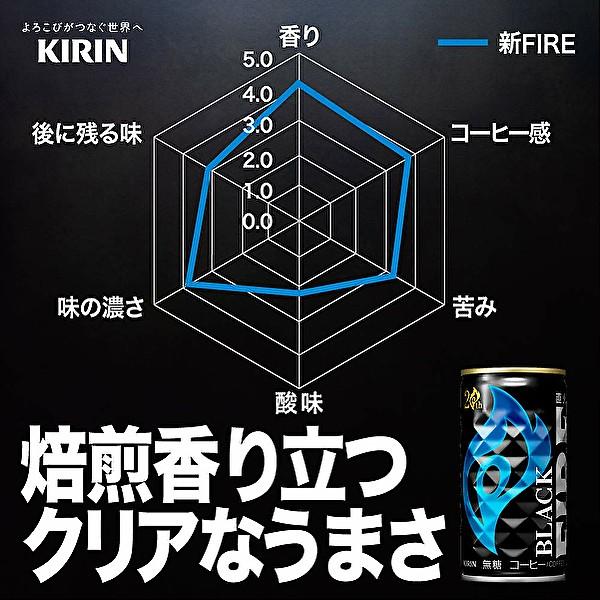 【賞味期限：2024年7月末】【送料無料(※東北・北海道・沖縄除く)】【2ケース】キリン ファイア ブラック 185g缶×30本入 2ケース｜sanchoku-support｜05