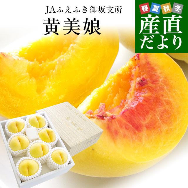 山梨県より産地直送 JAふえふき 御坂の桃 「黄美娘（きみこ）」 約2