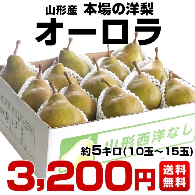 送料無料 山形県より産地直送 本場の洋梨 オーロラ 約５キロ 10玉から15玉 洋ナシ 洋なし 産直だより 通販 Yahoo ショッピング