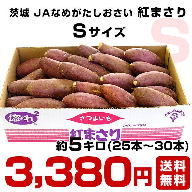 茨城県より産地直送 Jaなめがた さつまいも 紅まさり べにまさり Sサイズ 約5キロ 25本から30本前後 送料無料 さつま芋 サツマイモ 薩摩芋 産直だより 通販 Yahoo ショッピング
