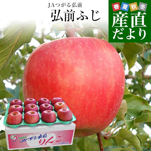 青森県より産地直送 JAつがる弘前 弘前ふじ 約3キロ (9玉から13玉