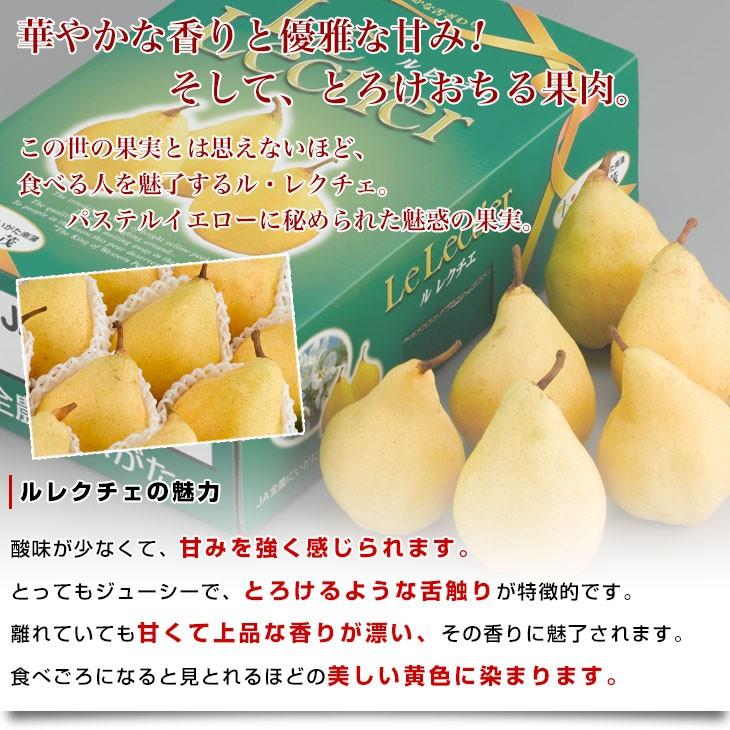 新潟県より産地直送 JAにいがた南蒲 ル レクチェ 秀品 4キロ(8玉から12玉) 洋ナシ 洋梨 ル・レクチェ 冬ギフト 送料無料 御歳暮 お歳暮 ギフト|sanchokudayori|04