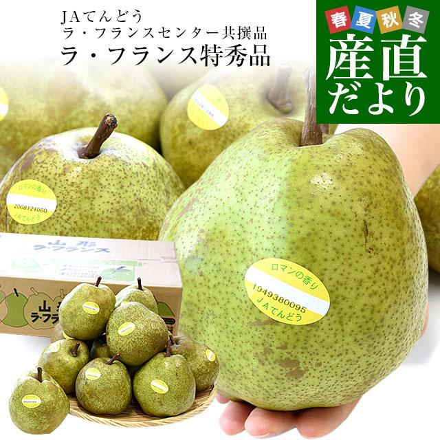 山形より産地直送 ラ・フランスセンター共撰品 ラ・フランス 特秀品 約