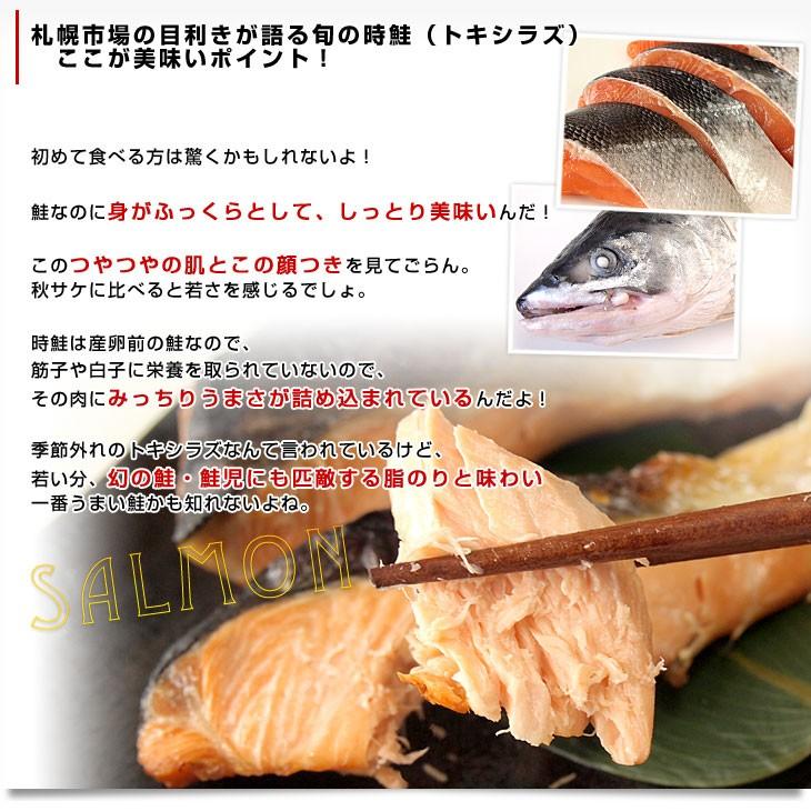 北海道加工 時鮭 トキシラズ １尾 姿切身 約２キロ 送料無料 ロシア産 産直だより 通販 Yahoo ショッピング