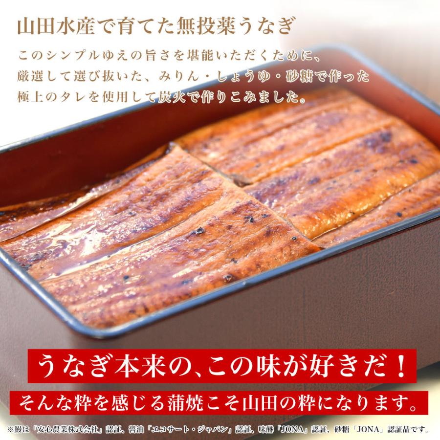 鹿児島県産　山田水産の極上国産うなぎ蒲焼「山田の粋（やまだのいき）」（大型サイズのカット真空80g×5枚）　鰻蒲焼 ウナギ お中元 御中元 夏ギフト |  | 03