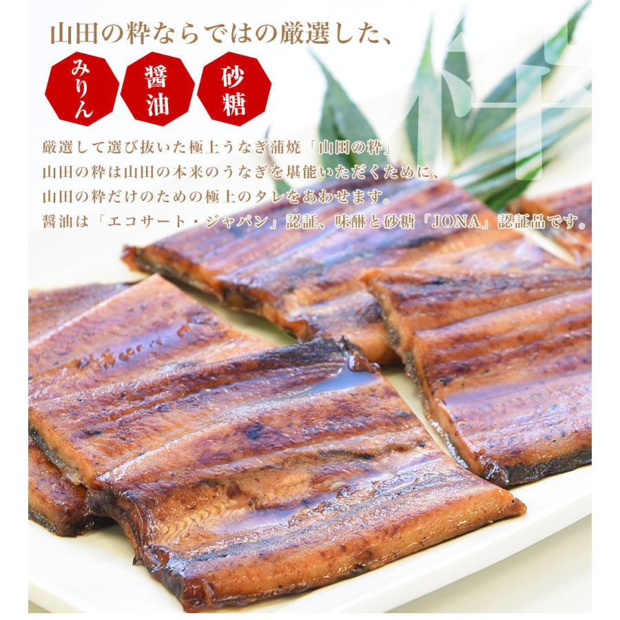 鹿児島県産　山田水産の極上国産うなぎ蒲焼「山田の粋（やまだのいき）」（大型サイズのカット真空80g×5枚）　鰻蒲焼 ウナギ お中元 御中元 夏ギフト |  | 12