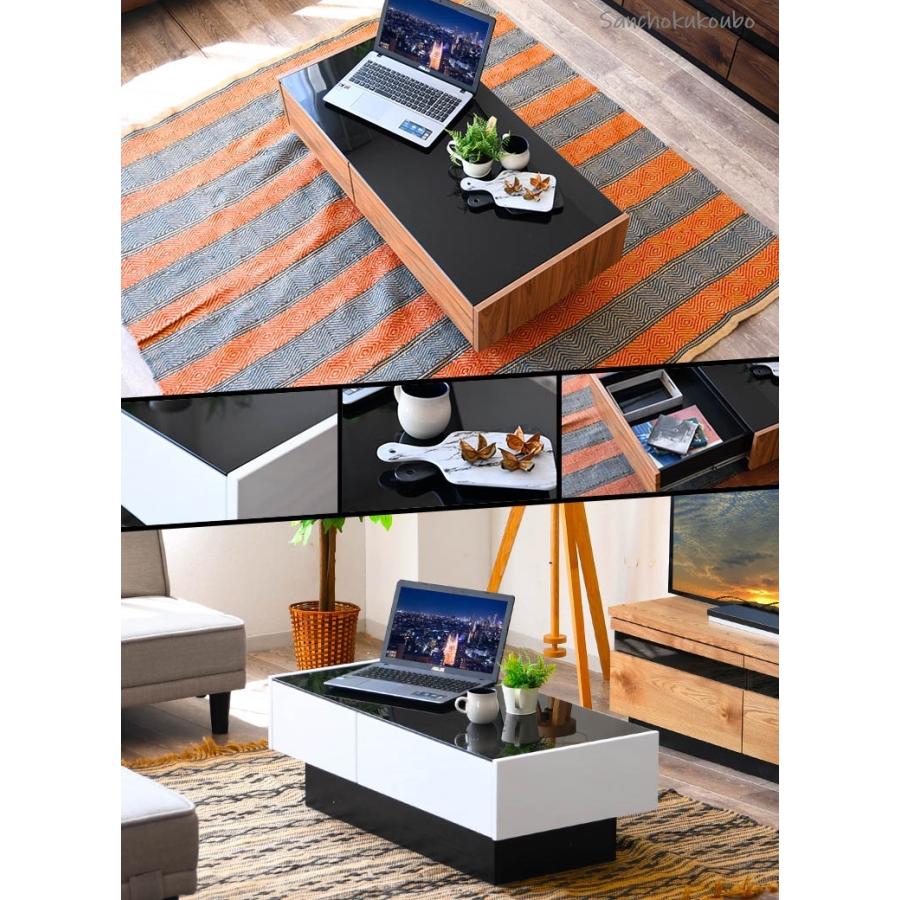 送料無料【未使用】ピアノ塗装センターテーブル リビングテーブルホワイト鏡面 送料無料【未使用】ピアノ塗装センターテーブル リビング