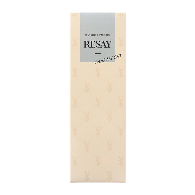 カラコン ワンデー 10枚入り 1箱 リセイ 【チャーミーキャット】 RESAY 度あり 度なし メンズ フチあり 太フチ 黒色フチ 茶コン 爆買 |  | 07