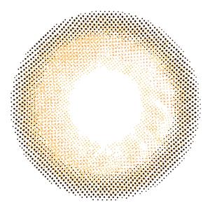 カラコン 2week 1箱6枚 シェリールbyダイヤ【バニラベージュ】 度あり 度付き ナチュラル CherirbyDiya 色素薄い系 ぼかしフチ メンズ レディース | Diya | 02