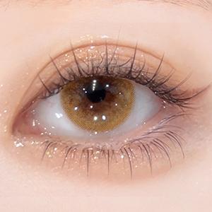 カラコン 2week 1箱6枚 シェリールbyダイヤ【バニラベージュ】 度あり 度付き ナチュラル CherirbyDiya 色素薄い系 ぼかしフチ メンズ レディース | Diya | 03