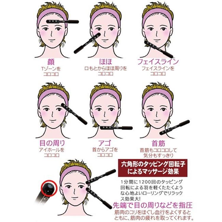 ゲルマニウムスリムローラー 美顔ローラー キャネット ナノイオン