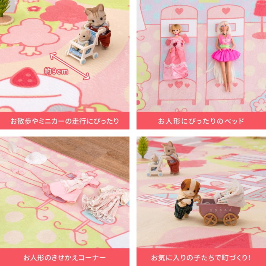 プレイマット キッズマット ラグ マット 2畳 子供部屋 約 190×190cm