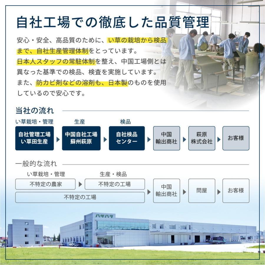 畳 上敷き い草 ござ カーペット 本間 10畳 京間 約382×477cm 抗カビ 消臭 消臭 和モダン おしゃれ ゴザ 和風 イグサ 双目織 安い｜sancota2｜10