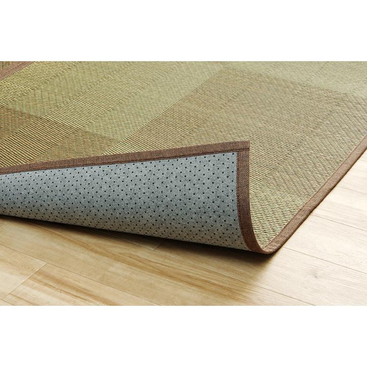 い草 ラグ カーペット ござ 江戸間 8畳 五八間 約348×352cm おしゃれ