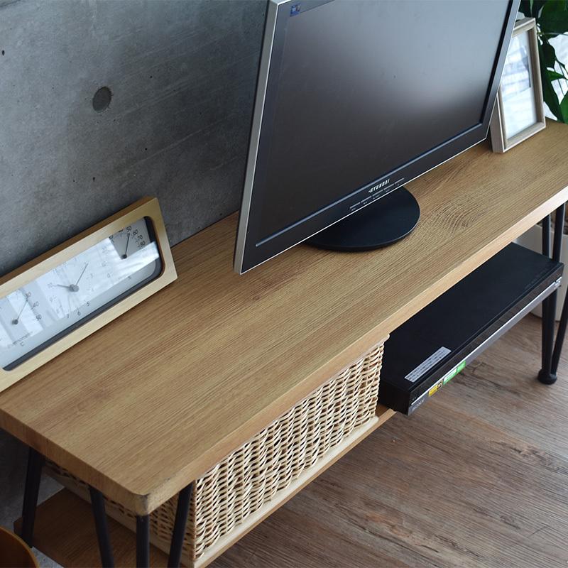 テレビ台 おしゃれ 幅105cm スチール テレビボード AVボード オープン