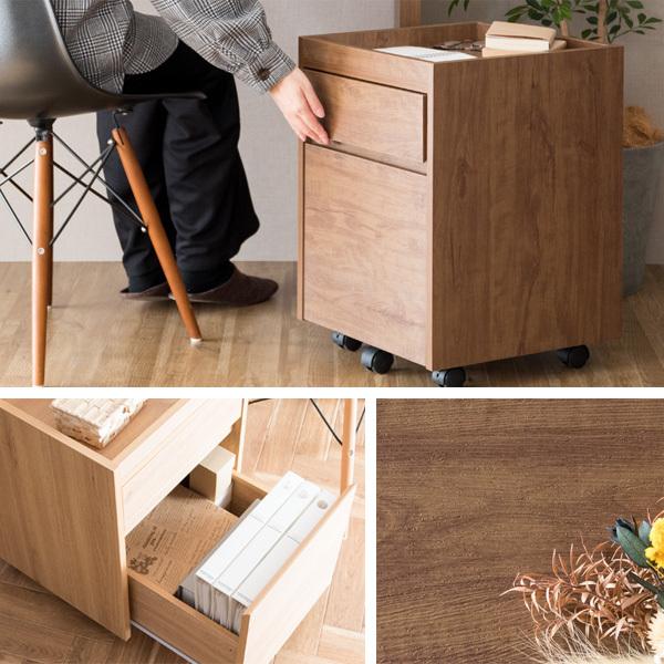 デスクワゴン サイドワゴン キャスターワゴン 引き出し 引出し サイド