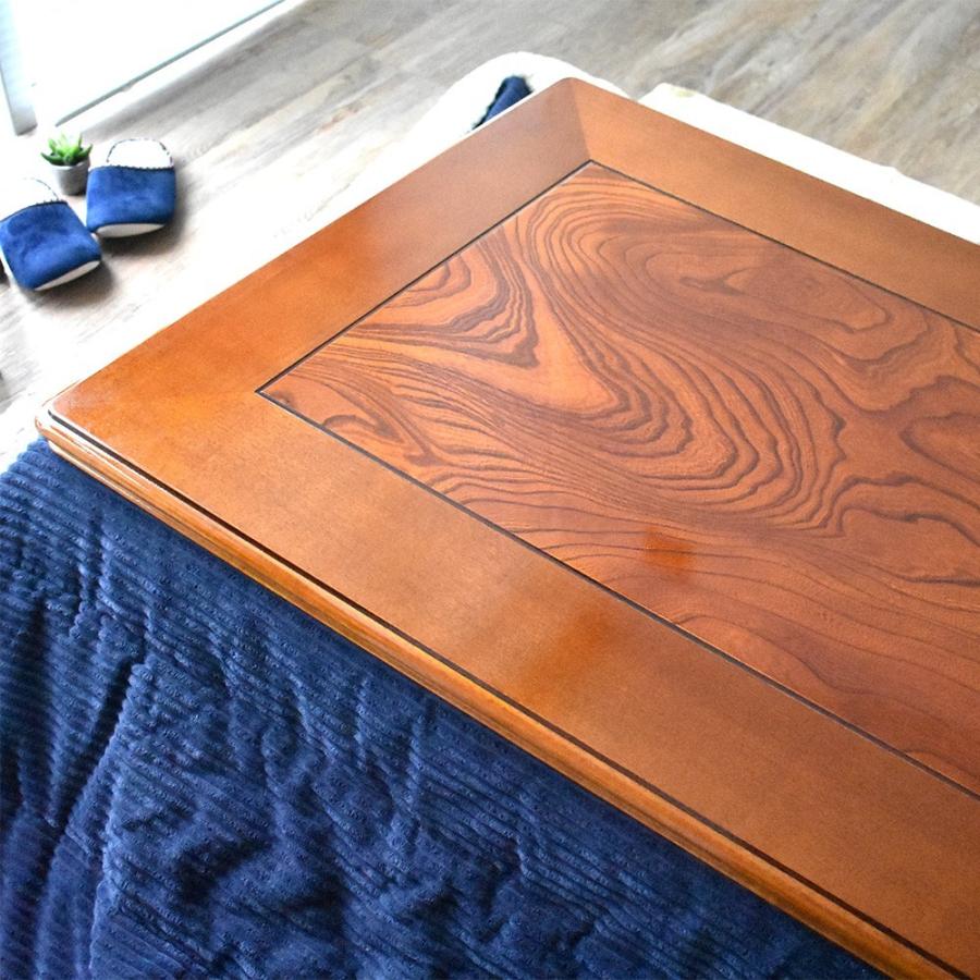 ※   送料無料　国産こたつ板　120サイズ　ケヤキ皮付　※ keyakikawa120_02.jpg