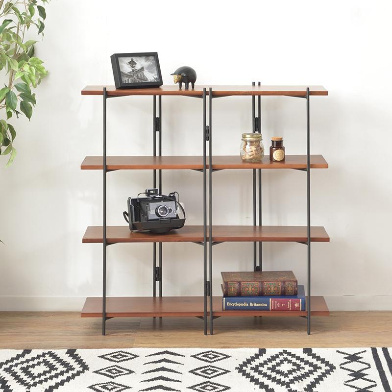 希望者のみラッピング無料 おしゃれ オープンラック スチールラック 新生活 一人暮らし スチール シンプル ナチュラル モダン 北欧 木製 シンプル 飾り棚 棚 本棚 Cm 85 幅 4段 シェルフ オープンシェルフ カラー ブラウン Www Collectiviteslocales Fr