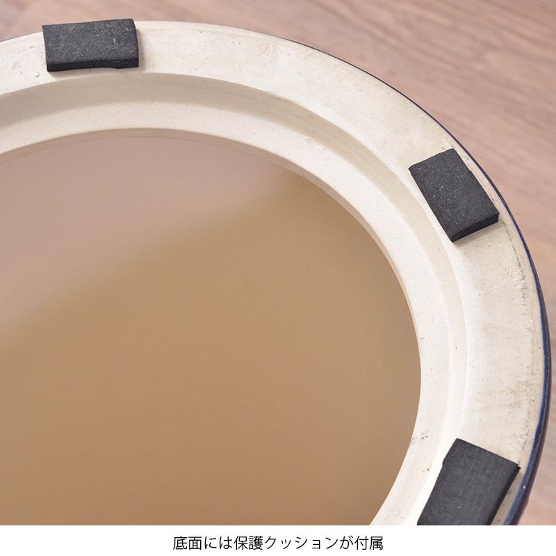 玄関 スツール 屋内 屋外 陶器 花台 フラワーベース トライバル 椅子