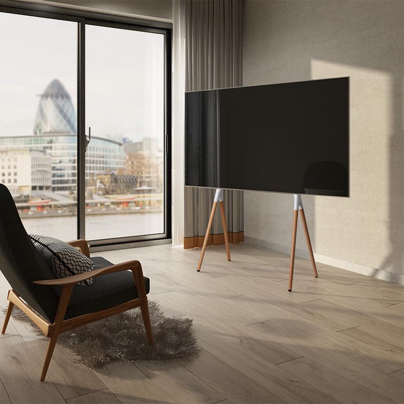 テレビ台 壁掛け風 壁よせ 壁寄せ ハイタイプ テレビスタンド 55型 50