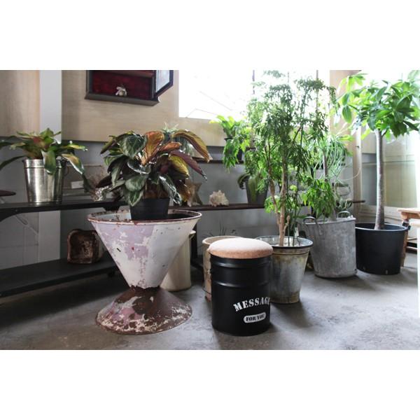 スツール おしゃれ スチール ペール缶 コルク 黒板 アンティーク 収納