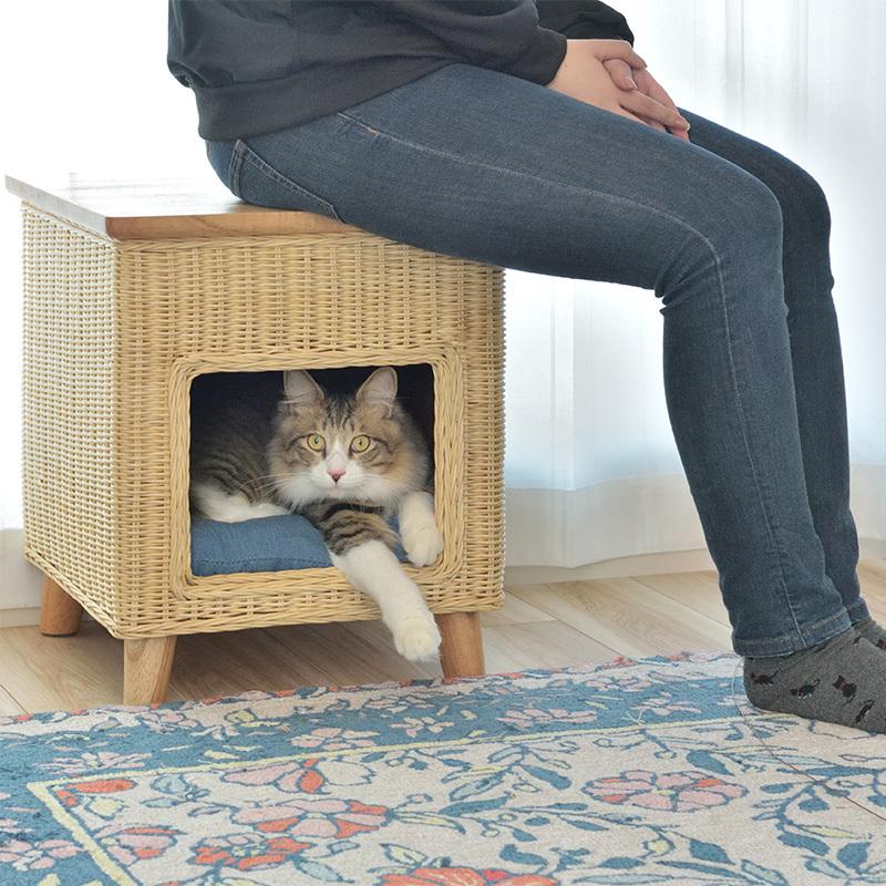 ペットハウス 室内 スツール キャットハウス ネコ 猫 犬 おしゃれ