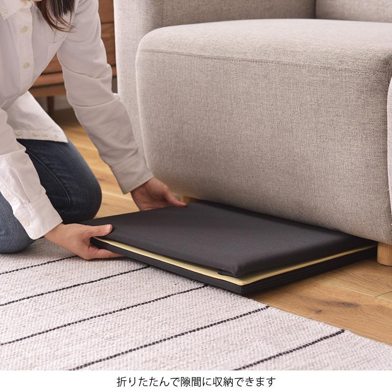 ボックス スツール 収納 41cm 四角 折りたたみ 玄関 椅子 オットマン 