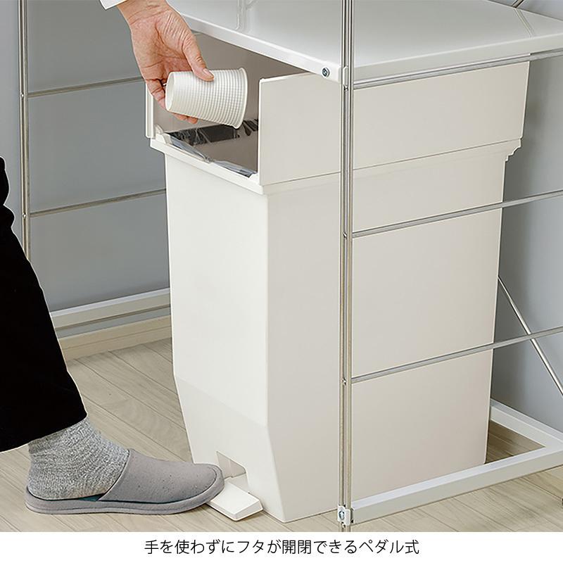 ゴミ箱 おしゃれ 45リットル 幅27cm ダストボックス 45l キッチン 抗菌