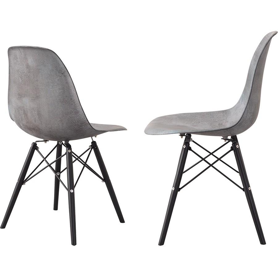 チェア 椅子 2脚 セット おしゃれ イームズ デザイナー モルタル 調