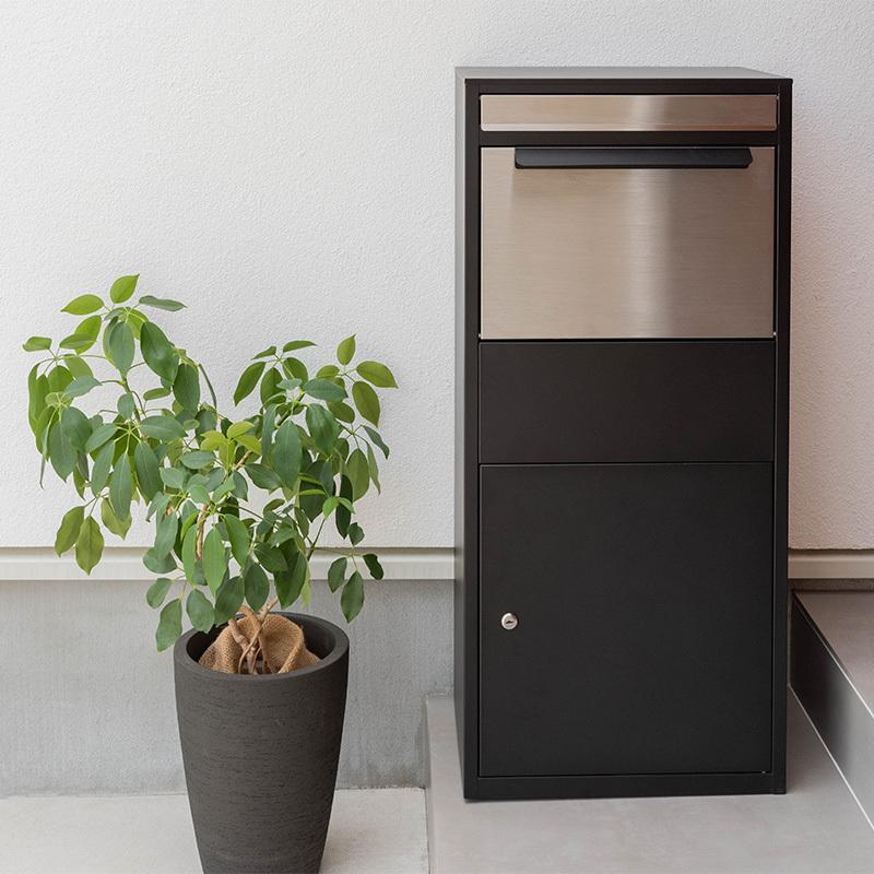 宅配ボックス ポスト 一体 おしゃれ スチール 戸建 後付け