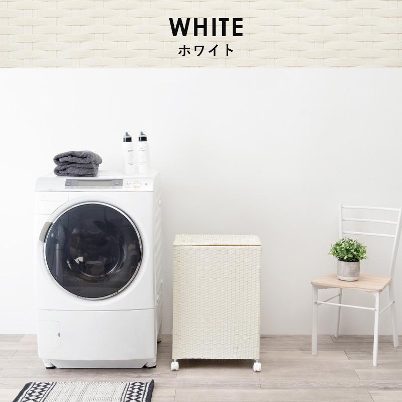 ランドリー ワゴン バスケット 蓋付き 70l すきま収納 ランドリー ワゴン バスケット 蓋付き 70l すきま収納
