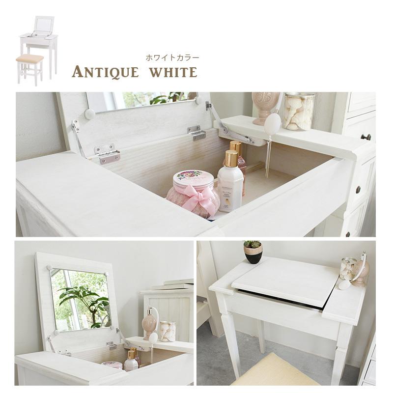 ホワイト ドレッサー 鏡台 スツールセット Amazon｜鏡台セット、枕元付き、現代ドレッサー付きスツール