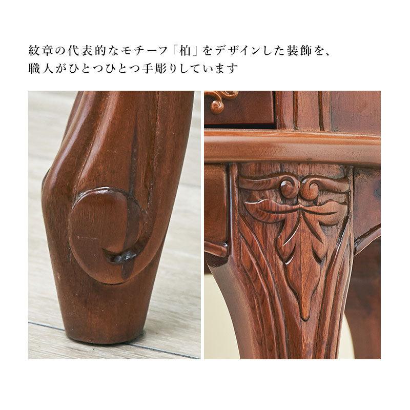 花柄装飾の木製5段チェスト レトロポップ 花柄チェスト 5段 – 古道具オールドニュー商會