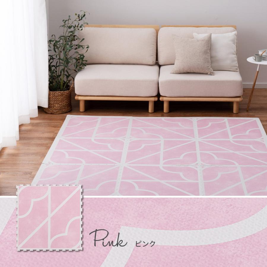 洗える タイルカーペット 9枚セット 60×60cm 置くだけ 水洗い タイル