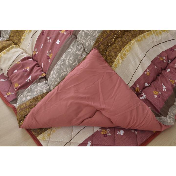 こたつ布団セット 正方形 掛け 敷きセット 205×205cm うさぎ柄 和柄