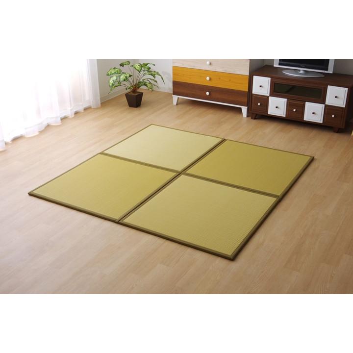 畳マット 置き畳 ユニット畳 4枚セット 約67×67 cm 2畳 PP