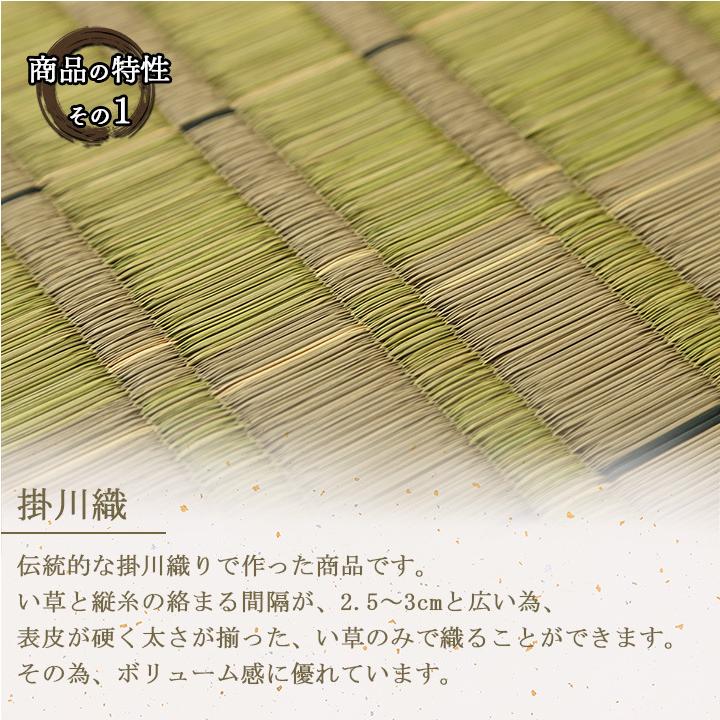 畳マット 置き畳 ユニット畳 掛川織 6枚セット 約82×82 cm い草
