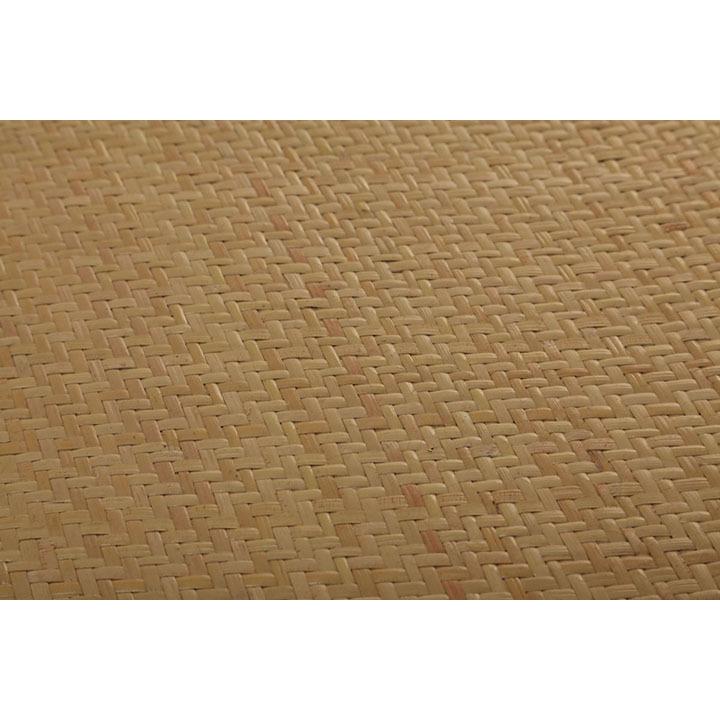 あじろ 籐 ラタン ラグ カーペット ござ 長方形 約 80&times;150cm おしゃれ 上敷き アジアン リゾート 滑りにくい 和モダン 和室 高級 夏 ひんやり センターラグ