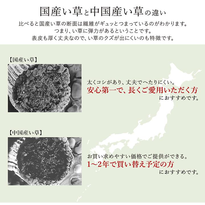 い草 ラグ カーペット ござ 国産 1.5畳 約140×200cm おしゃれ 日本製 無地 北欧 ウレタン クッション ゴザ 和風 イグサ 抗菌 防臭 日本産 センターラグ_10