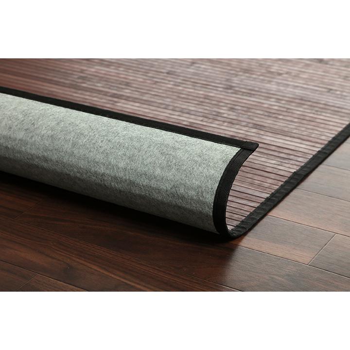 竹 ラグ カーペット マット 竹ござ おしゃれ 約 180×220cm シンプル