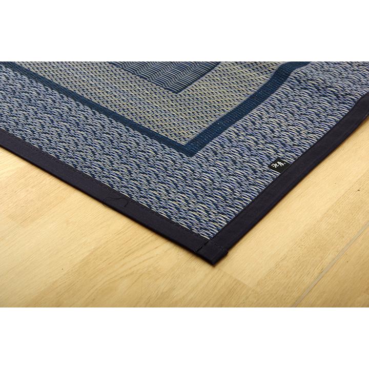 い草 ラグ カーペット 江戸間 3畳 花ござ ござ 五八間 約174×261cm