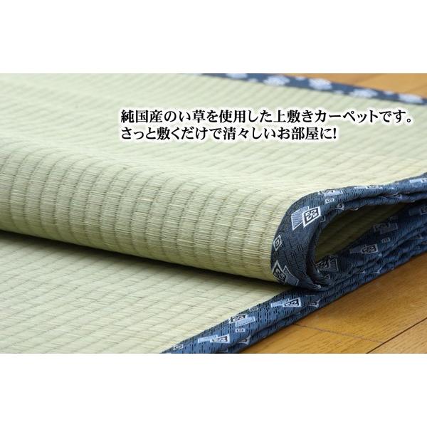 畳 上敷き 国産 い草 ござ カーペット 江戸間 4.5畳 五八間 約261